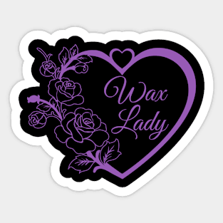 wax lady Sticker